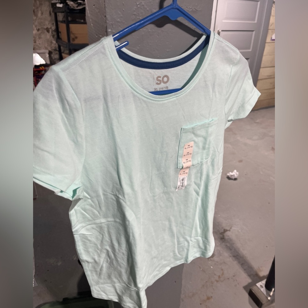 NWT girls blue top